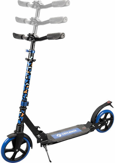 Scooter Pentru Copii 2 Roți Pliabil cu 2 Șocuri Optimum Albastru