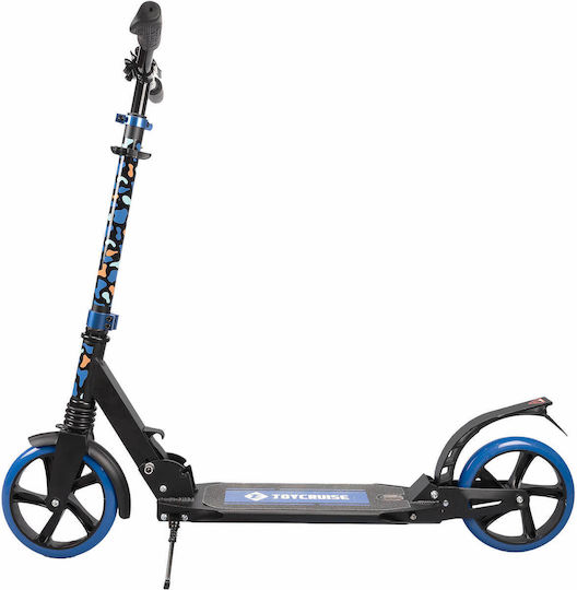 Scooter Pentru Copii 2 Roți Pliabil cu 2 Șocuri Optimum Albastru