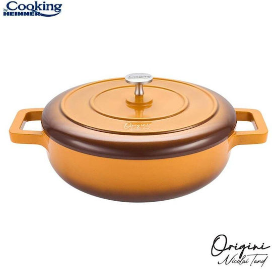 Heinner Nicolai Tand Shallow Pot made of Aluminum 3.4lt / 26cm