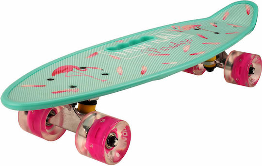 Action One Penny Board Complet Paradis Tropical 58 X 16 Cm Multicolor