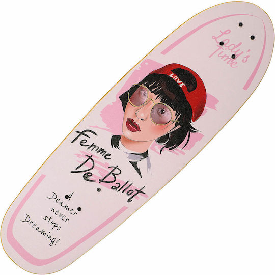 Action One Complete Shortboard Femme 75 X 23 Cm Pink