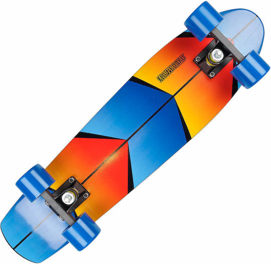 Action One Complete Penny Board Hawaii Surfing 68 X 17.5 Cm Multicolor