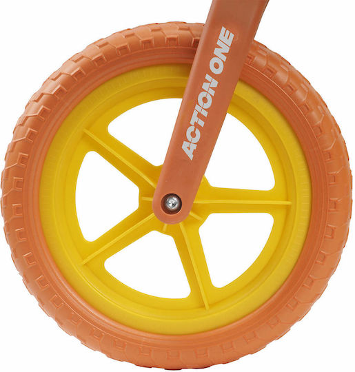Action One Kids Balance Bike Spiky 12 Inch Orange