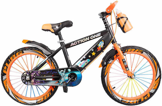 Action One 18" Kids Bicycle City Nova Orange