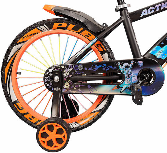 Action One 18" Kids Bicycle City Nova Orange