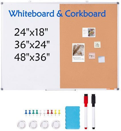 Vevor Notice Board Cork 121.92x91.44cm