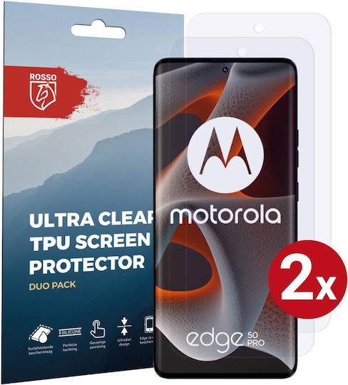 Rosso Ultra Clear Screen Protector 2buc (Motorola Edge 50 Pro)