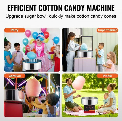 Vevor Commercial Cotton Candy Machine 1000W
