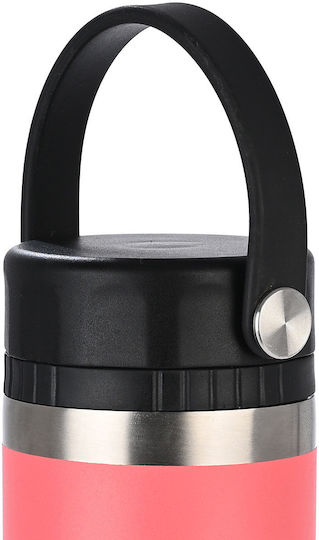 Estia Travel Chug Save the Aegean Μπουκάλι Θερμός Ανοξείδωτο BPA Free 500ml Fusion Coral