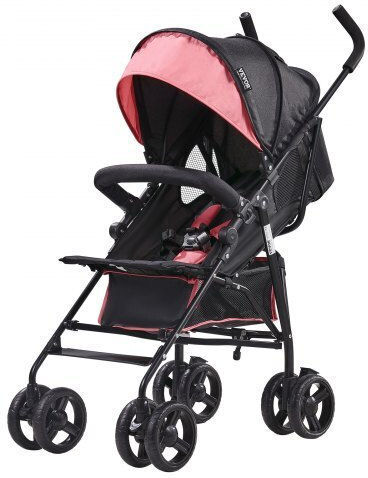 Vevor Umbrella Stroller Black/Fuchsia 14.97kg