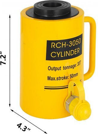 30t Hydraulic Hollow Piston Cylinder 50mm Heavy Duty Qjd30t50mmkxyy001v0