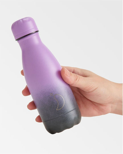 Chilly's Gradient Stainless Steel Thermos Bottle BPA Free 260ml Midnight Haze
