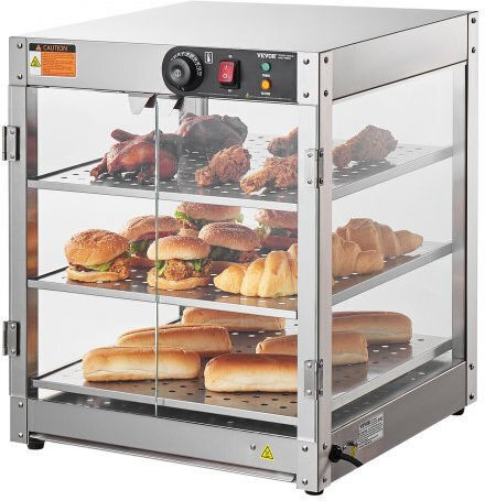 Vevor Heated Display Cabinet 800W W51xD51xH61.5cm