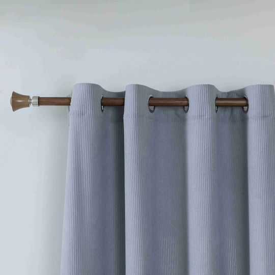 My Home Luxury My Home Luxury Vorhänge Mit Grommets Blau 140x270cm