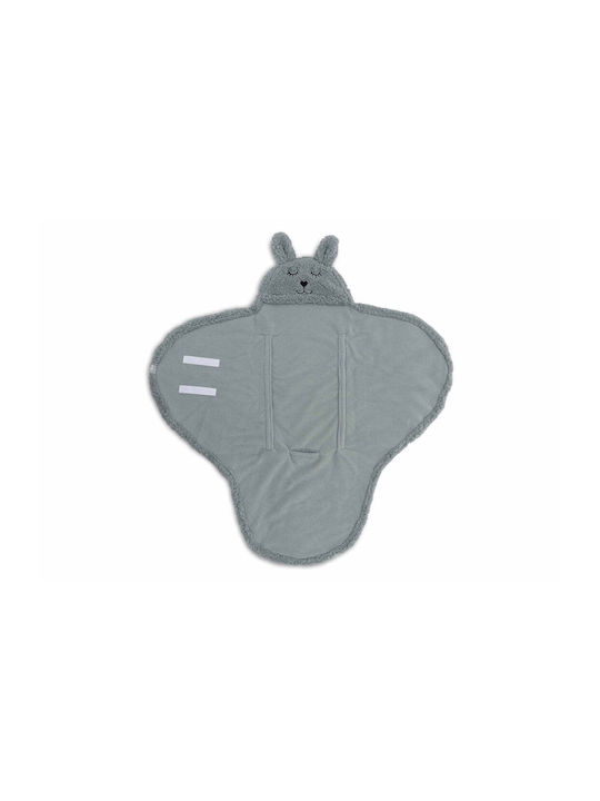 Jollein Pătură Pepinieră Swaddling pături Fleece Verde 100x105cm