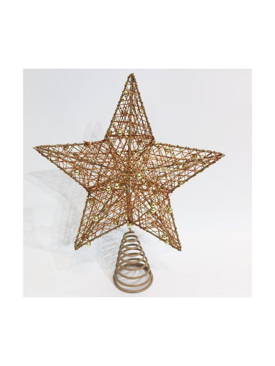 Top Star Gold with Glitter 21x23cm