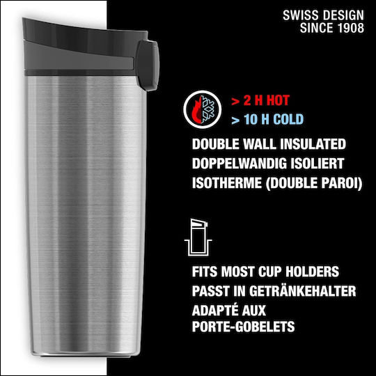 Sigg Thermo Pahar Termos Oțel Inoxidabil 270ml Argintiu