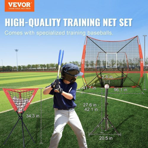 Vevor Baseball Training Net 7x7 Ft Accessories