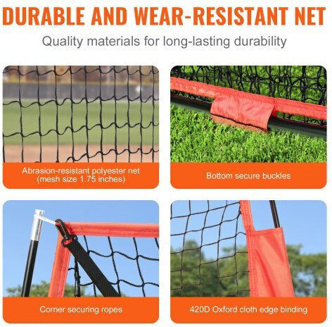 Vevor Baseball Training Net 7x7 Ft Accessories
