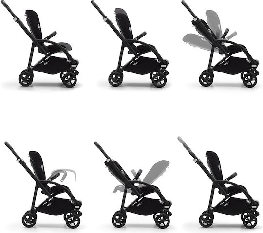 Bugaboo Bee 6 Бебешка количка Подходящо за 6+ Месеца Mineral Black/Taupe
