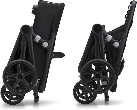 Bugaboo Fox Cub Ρυθμιζόμενο Καρότσι 2 σε 1 Kατάλληλο για Nεογέννητο Black/Midnight Black 9.6kg
