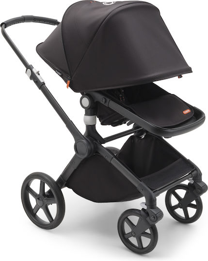 Bugaboo Fox Cub Ρυθμιζόμενο Καρότσι 2 σε 1 Kατάλληλο για Nεογέννητο Black/Midnight Black 9.6kg