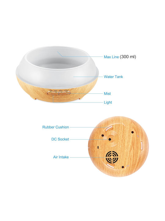 Led Συσκευή Αρωματοθεραπείας Natural 400ml