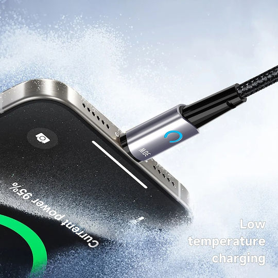 Lito LED USB 2.0 Kabel USB-C männlich - USB-C 60W Schwarz 1.2m