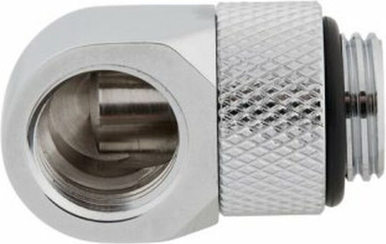 Corsair Hydro X Series 90° Rotary Adapter Twin Pack Fittings Ασημί