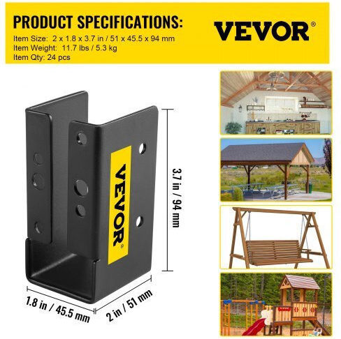 Vevor LJJDZ2X424PCSQZK4V0 Αναλώσιμα Εργαλείων Σετ 24τμχ
