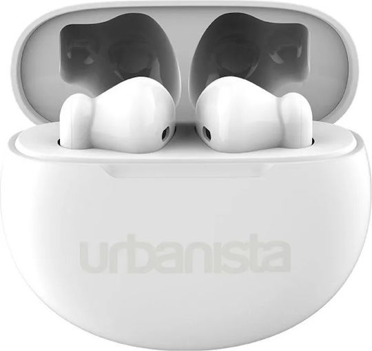 Urbanista Austin Earbud Bluetooth Handsfree Ακουστικά με Αντοχή στον Ιδρώτα και Θήκη Φόρτισης Pure White