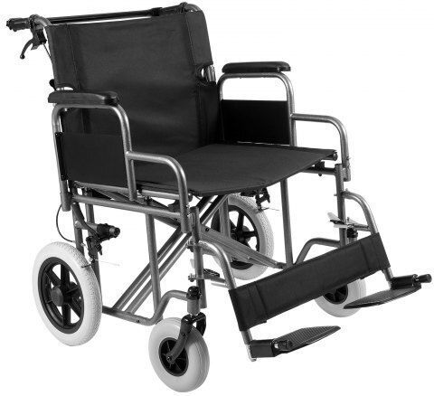 Vevor Vevor Folding Wheelchair 24 Inches 60.96cm Black