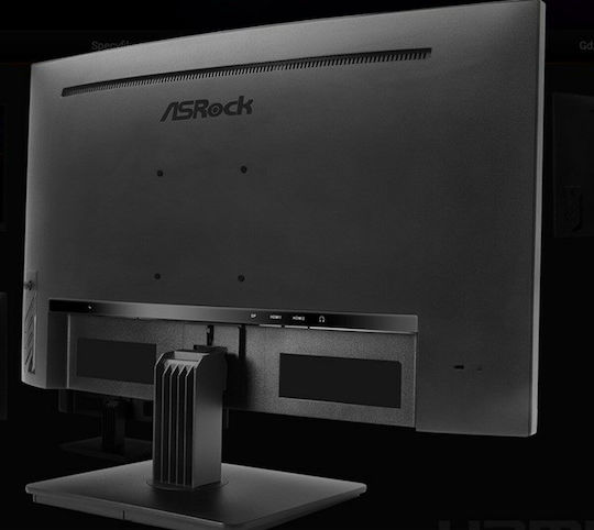 ASRock Phantom Gaming PG27QRT1B VA Curved Gaming Monitor 27" QHD 2560x1440 180Hz με Χρόνο Απόκρισης 5ms GTG