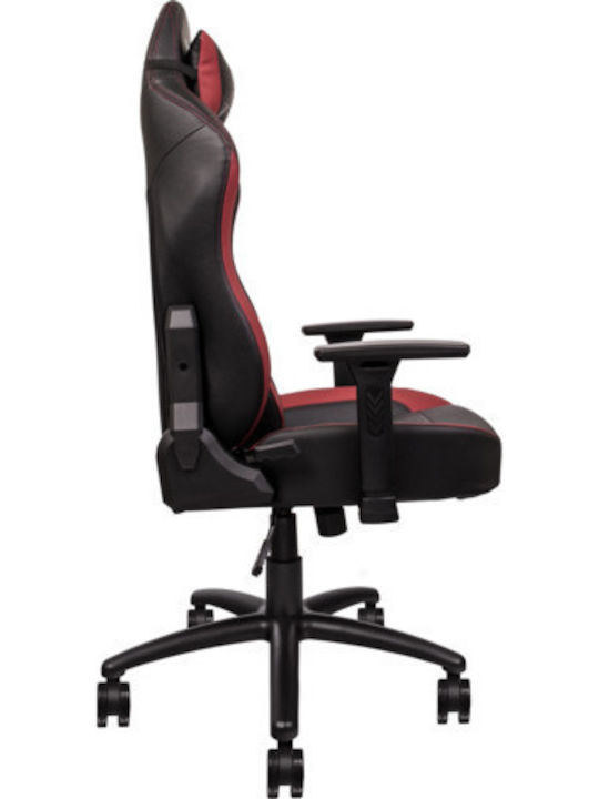 Thermaltake U Comfort Геймърски стол с регулируеми подлакътници Черно/червено