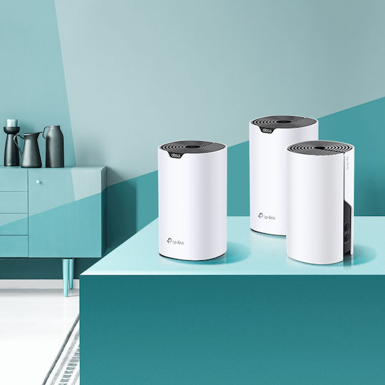 TP-LINK Deco S4 v2 WiFi Mesh Network Access Point Wi‑Fi 5 Dual Band (2.4 & 5GHz) σε Τριπλό Kit