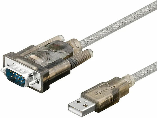 Goobay Καλώδιο USB-A σε RS232 9-pin male 1.5m (68875)