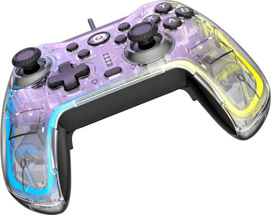 Canyon CND-GP02 Verkabelter Gamepad für Android / PC / PS3 / Switch Transparent