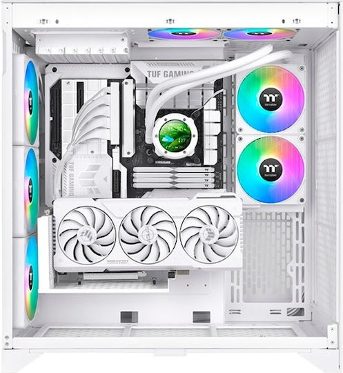 Thermaltake Thermaltake TH240 Ultra EX Snow Edition v2 Water Cooling System AIO CPU with 2 Fans 120mm and ARGB Lighting White