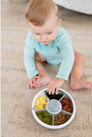 GoBe Baby Food Bowl made of Plastic Blue