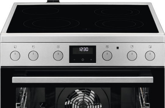 AEG 5000 Surroundcook Κουζίνα 73lt με Κεραμικές Εστίες Π59.6εκ. Inox