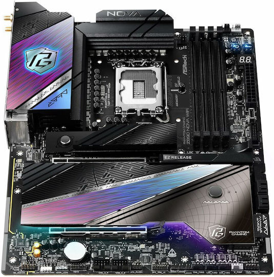ASRock Phantom Gaming Z890 Nova WiFi Motherboard ATX with Intel 1851 Socket