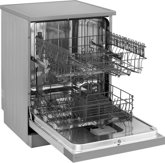 LG Freistehender Geschirrspüler für 13 Gedecke B60xH84.5cm Inox