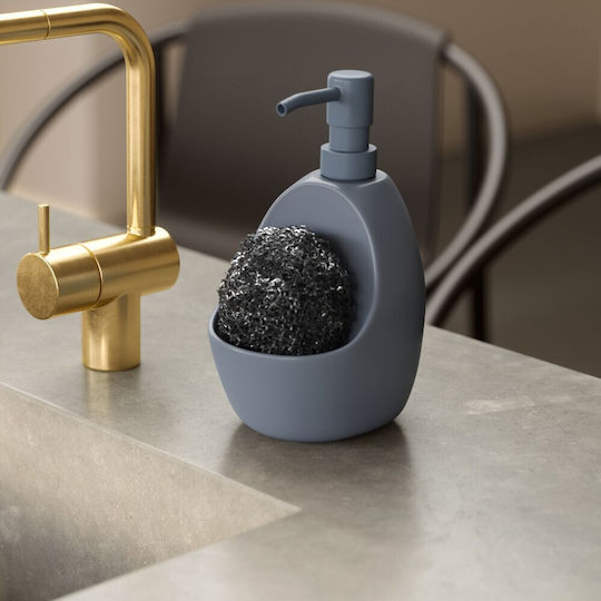 Umbra Dispenser Kitchen Plastic with Sponge Holder Blue 600ml