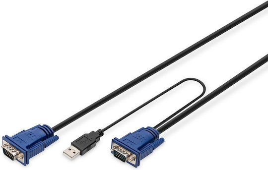 Digitus KVM Cable DS-19233 5m PS/2 for KVM consoles