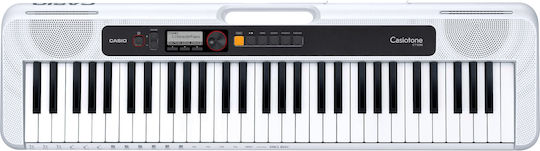 Casio Keyboard CT-S200 with 61 Keys Standard Touch with Stand, Headphones and Music Stand White Set 2