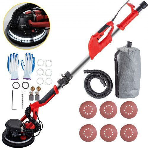 Vevor Telescopic Disc Sander Gypsum board 750W with Dust Extraction Capability