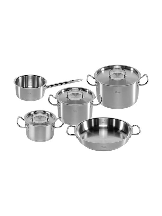 Fissler Profi Pots Set of Stainless Steel with Coating 5pcs