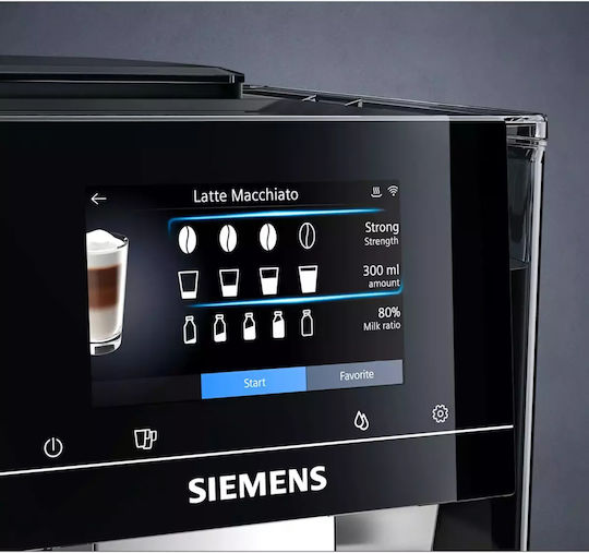 Automatic Espresso Machine 1500W Pressure 19bar with Grinder and Wi-Fi Black TP715D01