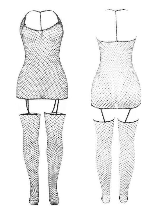 Subblime Sexy Bodystockings Gittermuster Schwarz