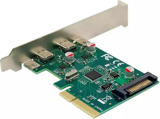 Conceptronic Κάρτα PCIe σε 2 θύρες Type-C
